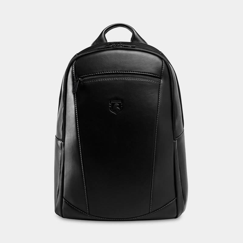 Mochila de couro para notebook Águia Black NW074B