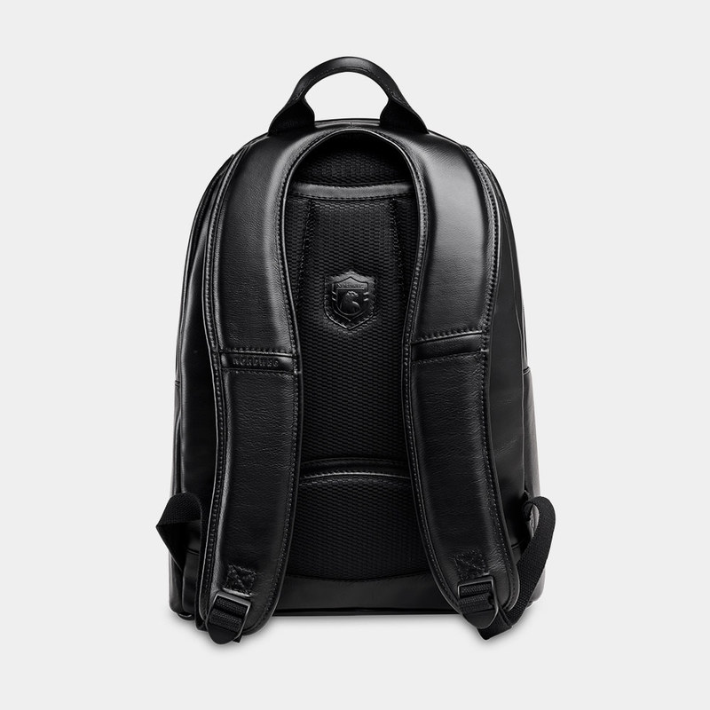 Mochila de couro para notebook Águia Black NW074B