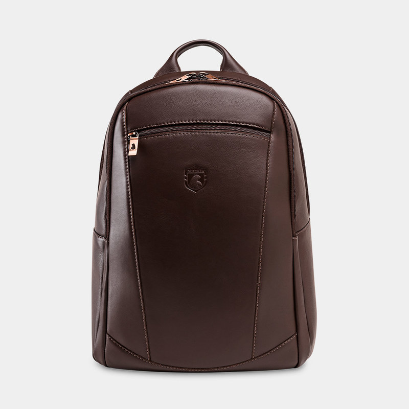 Mochila de couro para notebook Águia Black NW074B