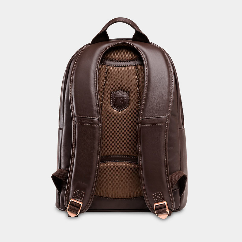 Mochila de couro para notebook Águia Black NW074B