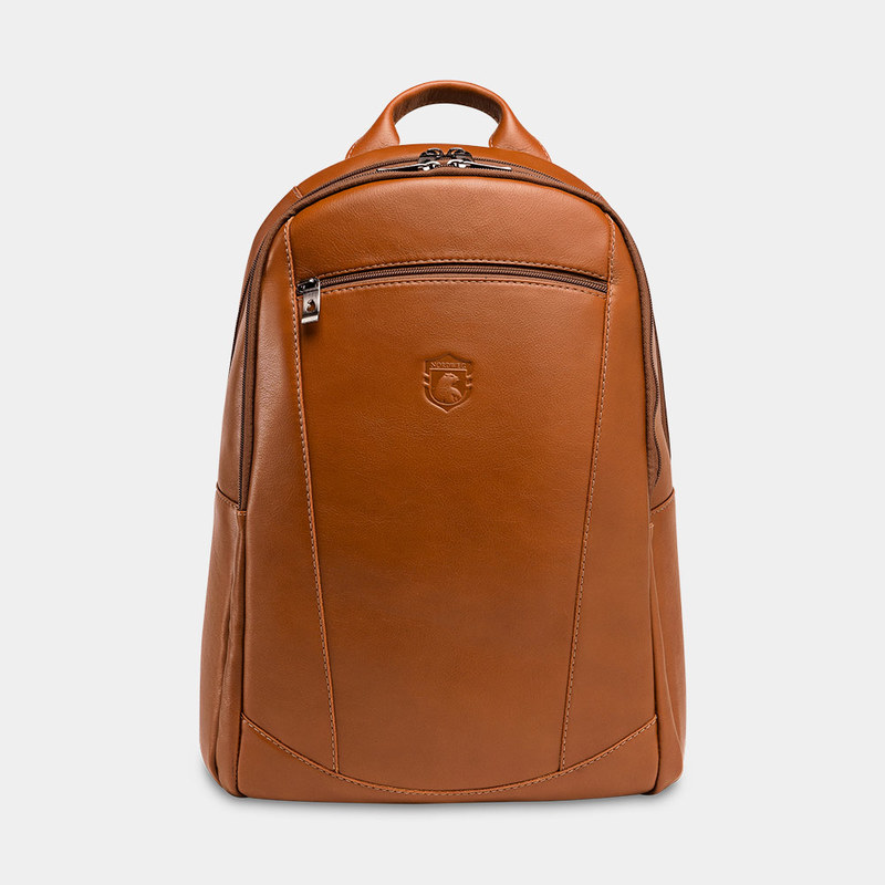 Mochila de couro para notebook Águia Black NW074B