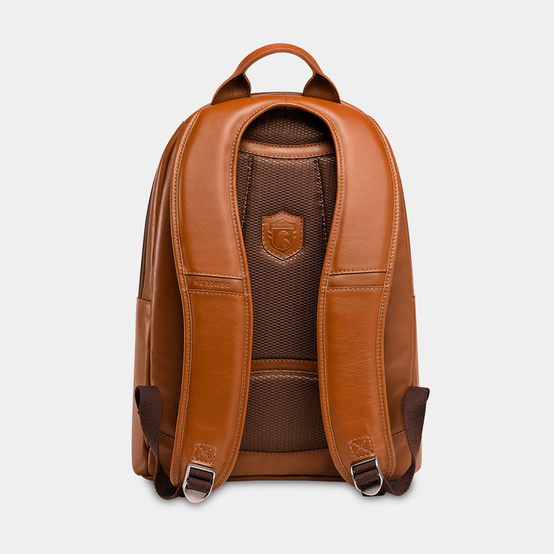 Mochila de couro para notebook Águia Black NW074B