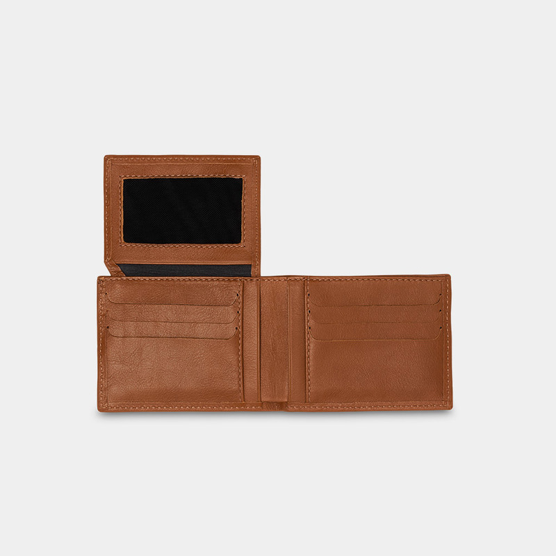 Carteira masculina de couro Flip NW038A