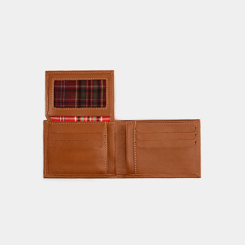 Carteira masculina de couro Flip NW038A